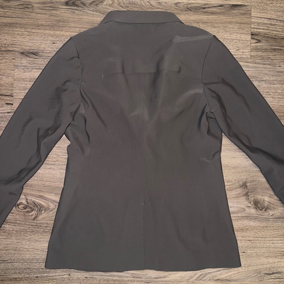 ATHLETA Interstellar Blazer Gray Work Jacket Travel Sz 10 - Picture 6 of 7